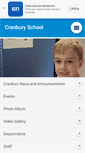 Mobile Screenshot of cranburyschool.org